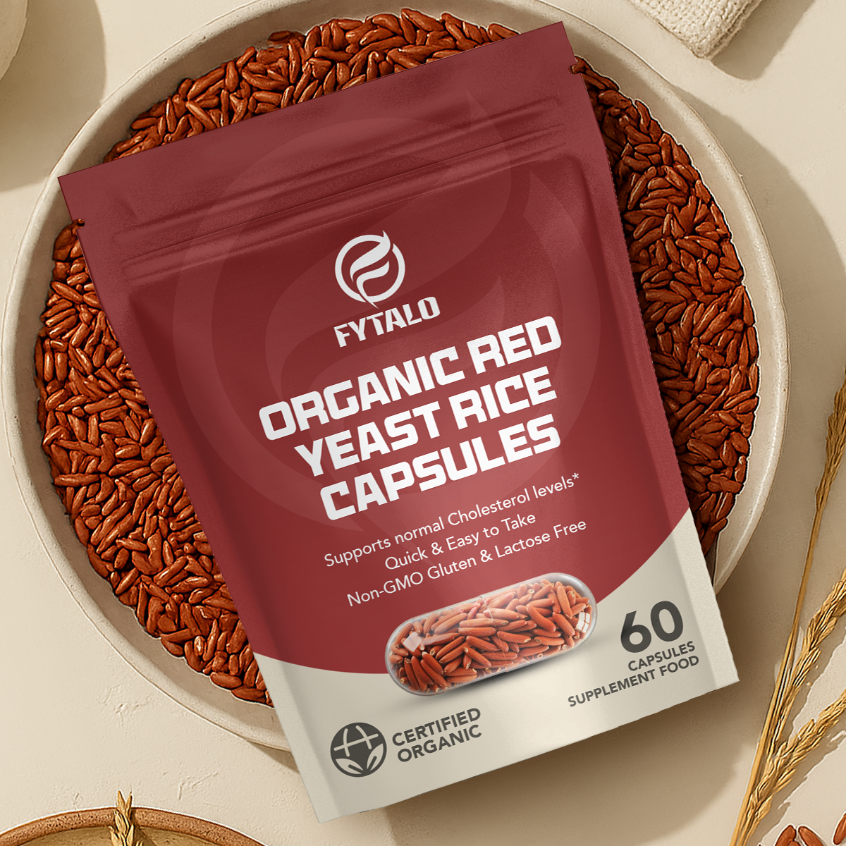 Fytalo Organic Red Yeast Rice capsules